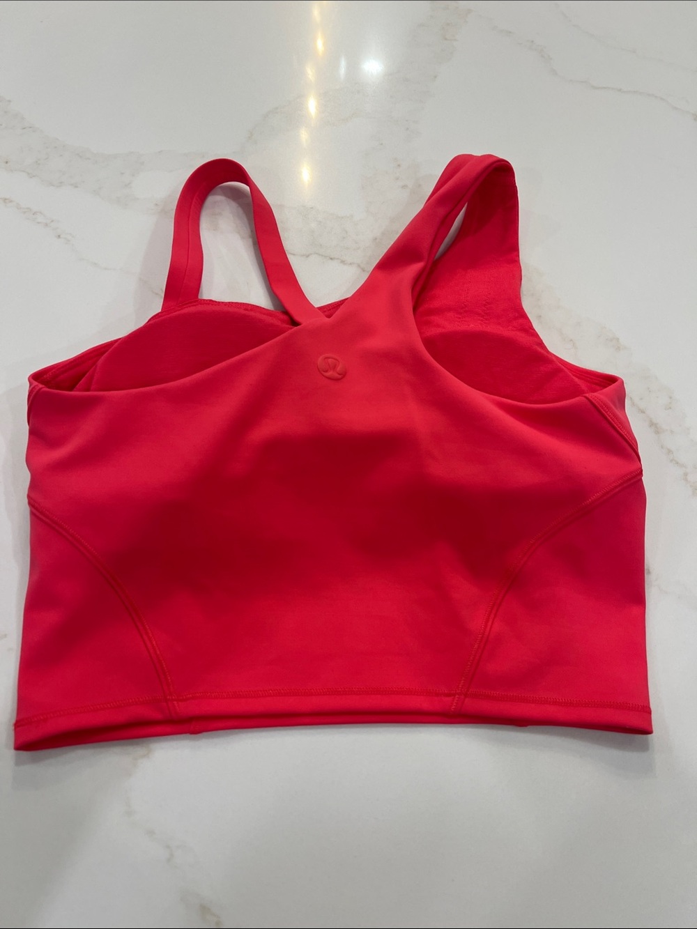 Lululemon Everlux Asymmetrical Tennis Tank Top Lip Gloss size 6 - Picture 2 of 11